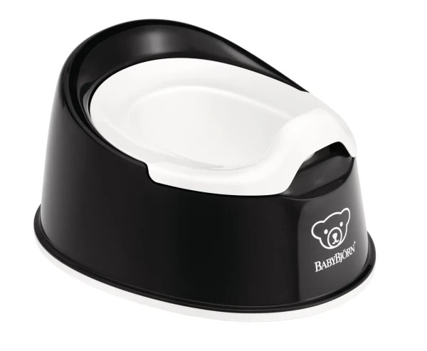 BABYBJORN Nočník Smart Powder Black/White BabyBjörn