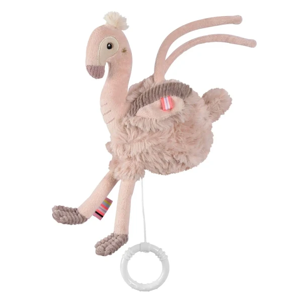 BABY FEHN Mini hrací plameniak, Pink