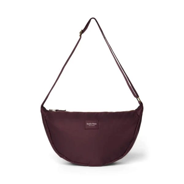 STUDIO NOOS - Technical Puffy FANNY PACK - kabelka Burgundy