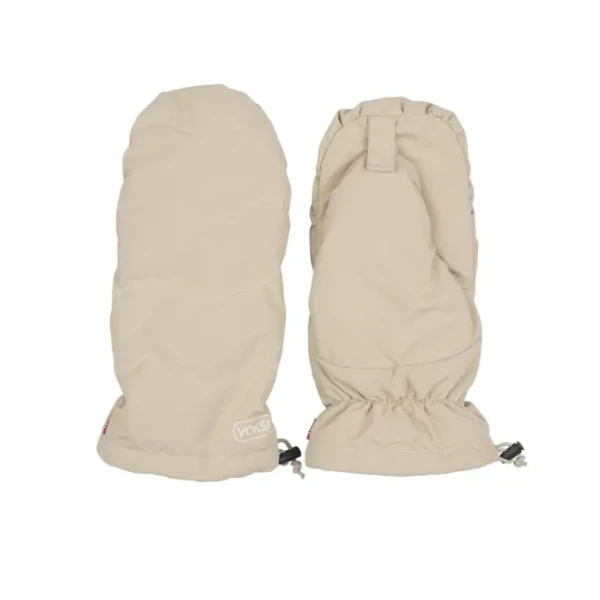 Voksi Stroller Mitten seashell sand light grey