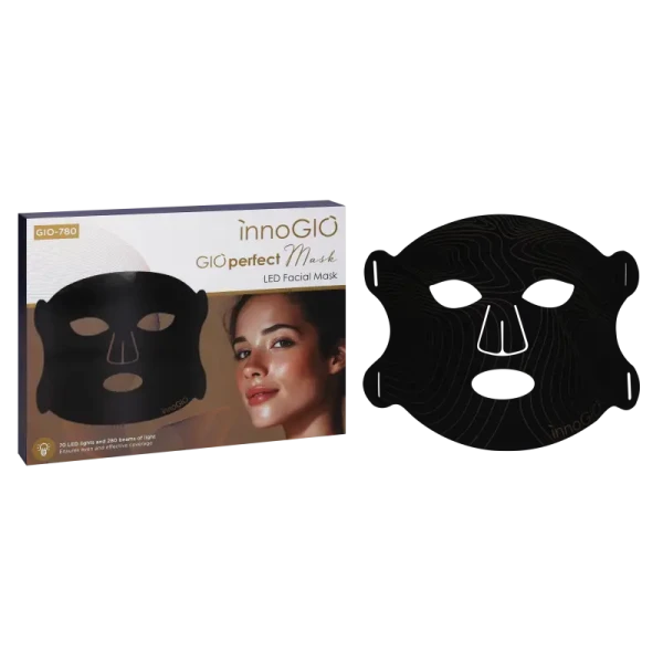 innoGIO GIOperfect silikonová ošetřující LED maska na obličej GIO-780