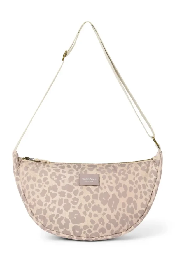 STUDIO NOOS - Puffy Adult FANNY kabelka Cream leopard