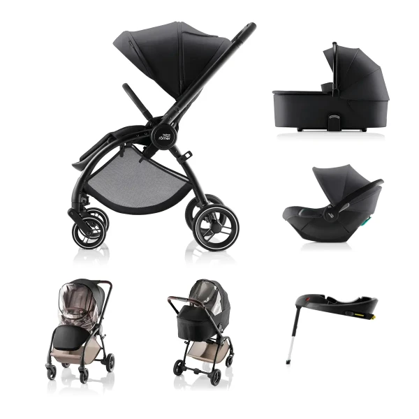 BRITAX Akčná sada kočíka Rio Style, Carbon Black
