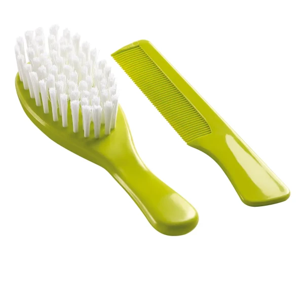 THERMOBABY Sada kefy a hrebeňa na vlasy, Green