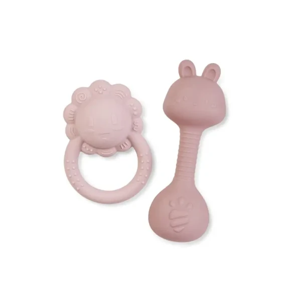 Saro Baby Sada chrastítek Tiny Treasures Pink