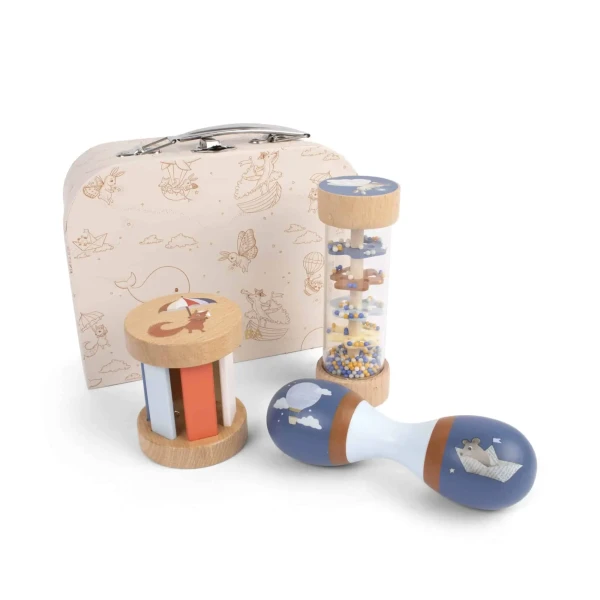 FILIBABBA HERNÁ SÚPRAVA DREVENÝCH HRAČIEK - MY FIRST SENSORY TOYS