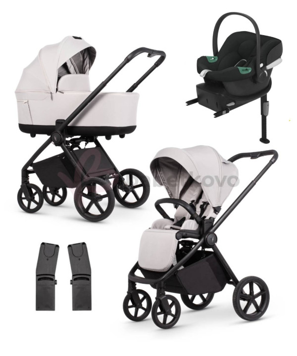 VENICCI CLARO 2 Vanilla + Autosedačka Cybex Aton B2