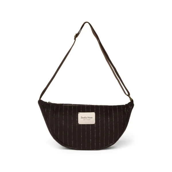 STUDIO NOOS - Flannel Chalkstripe Adult FANNY kabelka Brown