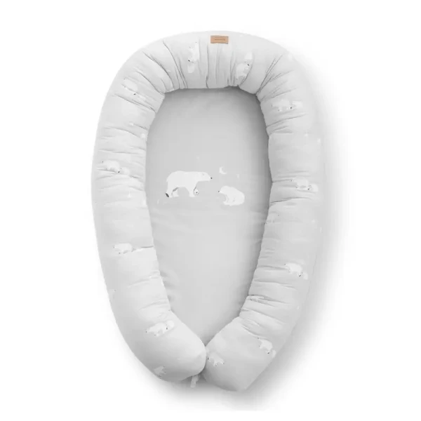 bonjourbébé Bavlněné hnízdečko XL Polaris Grey
