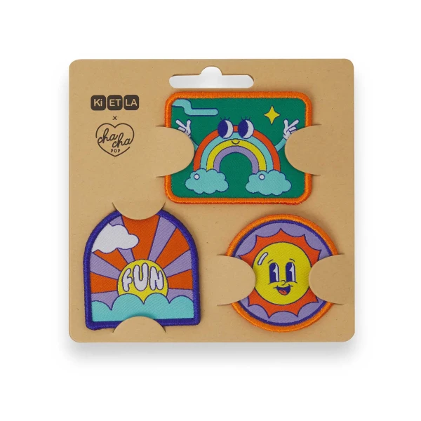 KiETLA nášivky na suchý zips Pop