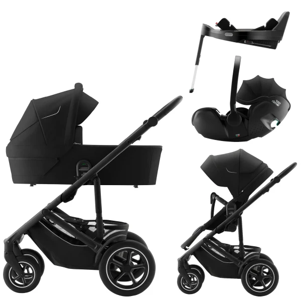 BRITAX Set Smile 5Z + carrycot + Baby-Safe PRO + Vario Base 5Z, Space Black