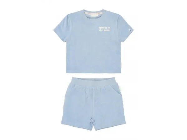 Little Dutch Tričko a kraťasy Ocean World Blue veľ. 74/80