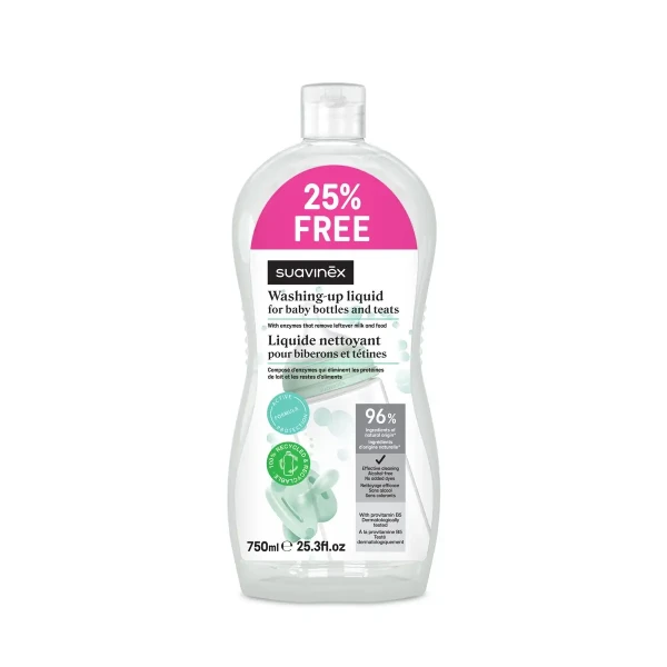 SUAVINEX Dezinfekčný gél na fľaše a cumlíky - 750 ml