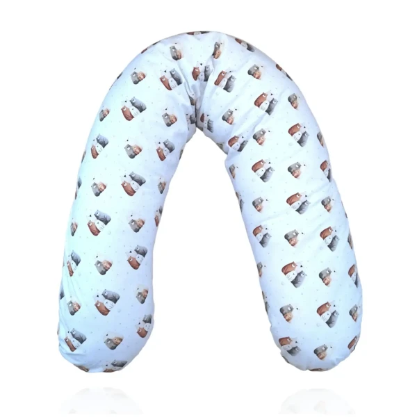 XKKO LUX Veľký dojčiaci vankúš - Bear Family