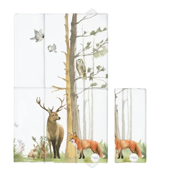CEBA BABY Podložka přebalovací cestovní (60x40) Basic Woodland