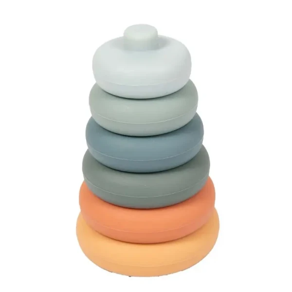BO Jungle Silikonová stohovací kousátka B-Silicone Rounds