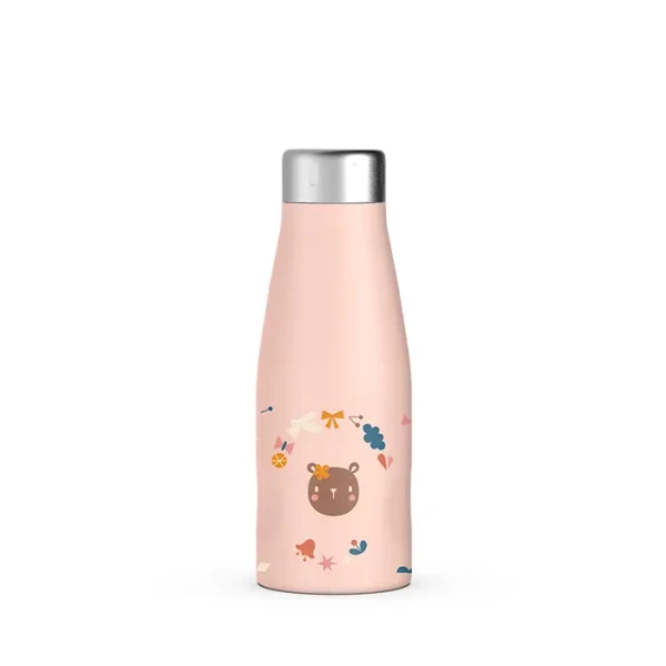SUAVINEX | TERMO NEREZOVÁ LÁHEV 350ml FOREST RŮŽOVÁ