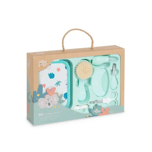 INTERBABY | Hygienická sada BEBÉ - zelená