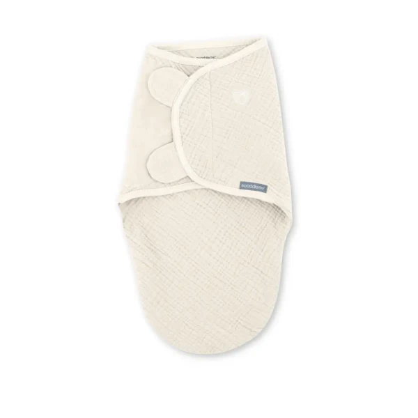 INGENUITY Zavinovačka SwaddleMe™ Ulitka mušelín Cream 1,0 TOG 0-3m
