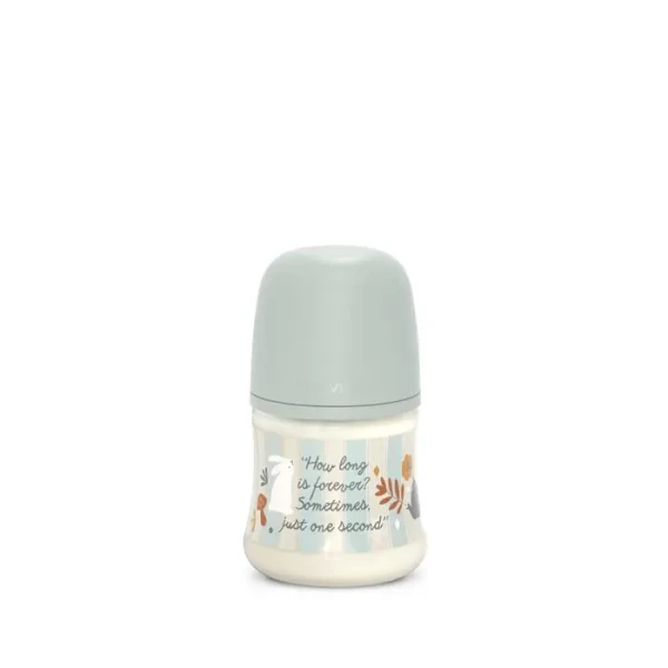 SUAVINEX | Kojenecká láhev WONDERLAND 150ml FYZIOL PRŮTOK S - ZELENÁ