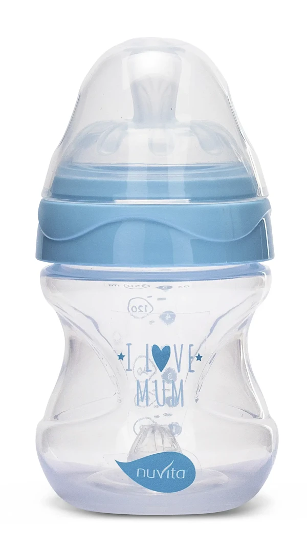 NUVITA Fľaštička 150ml, Transparent blue
