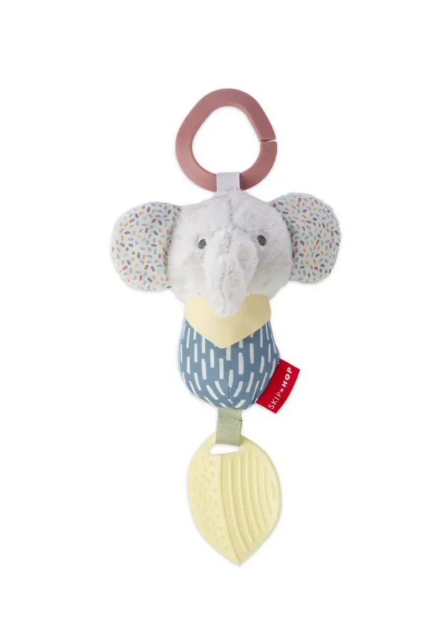 SKIP HOP Hračka závesná s hryzátkom Bandana Buddies Slon 0m+