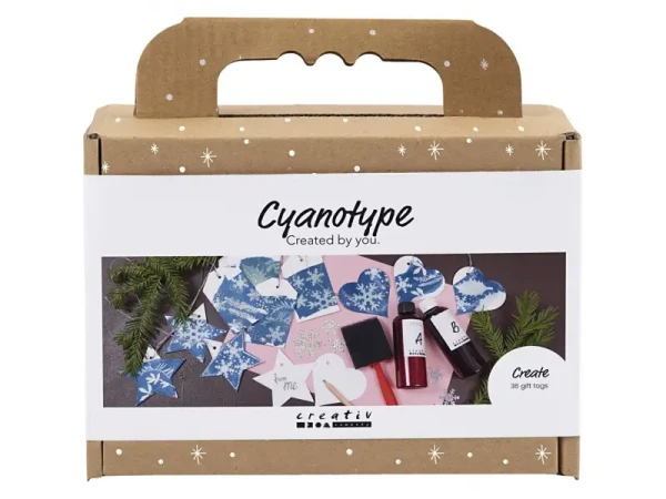 Creativ Company Kreatívna sada Kyanotypia darčekovej visačky