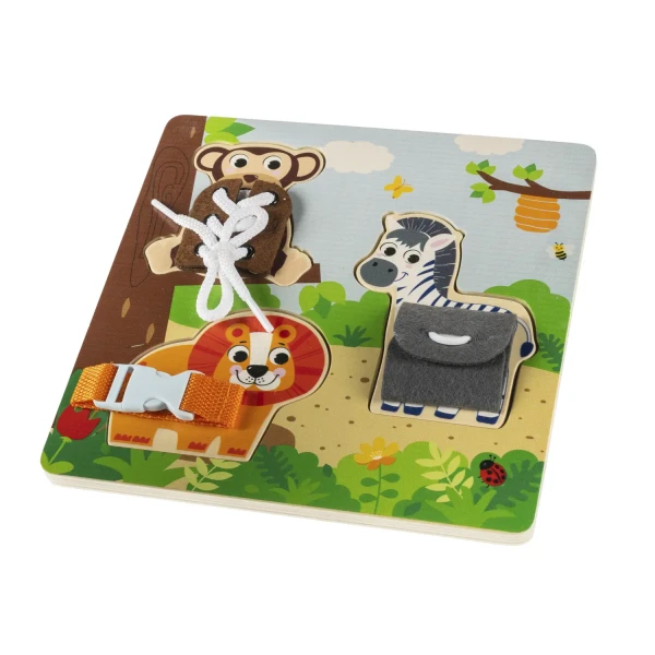 Zopa Drevené Montessori puzzle, Wood