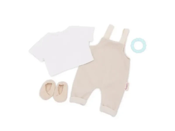 LullaBaby Kalhoty pro panenku s tričkem a doplňky