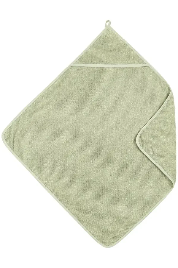 Osuška s kapucí POPCORN - Soft olive