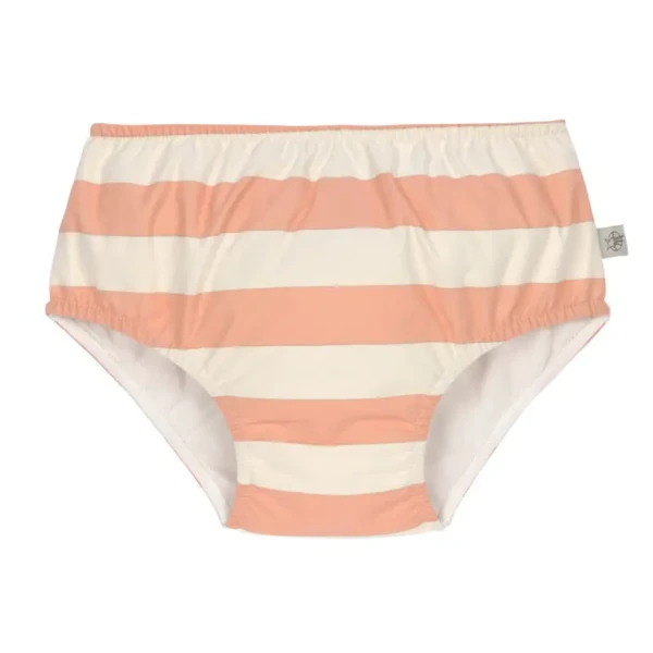 LÄSSIG Swim Diaper 2023 Girls block stripes milky/peach 13-18 mon.