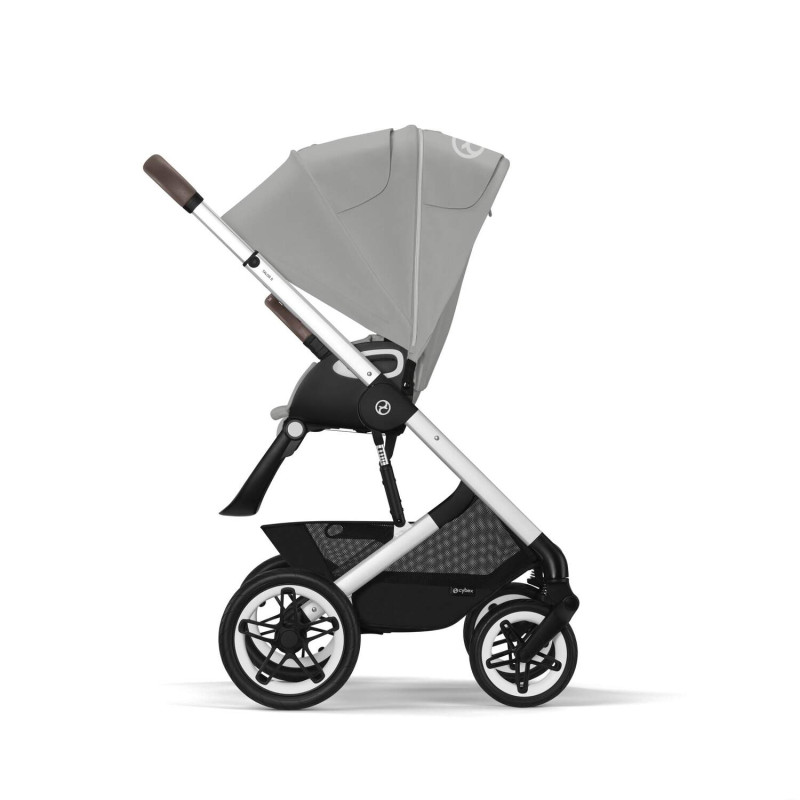CYBEX TALOS S LUX Stone Grey - silver rám