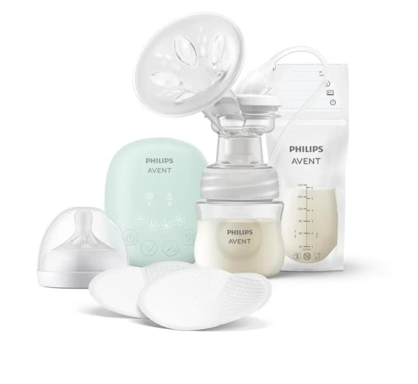 Philips AVENT Odsávačka mateřského mléka elektrická sada Essential SCD323/20+Dárek