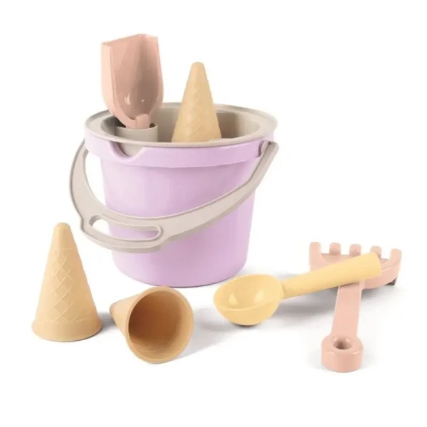 DANTOY Hračky na písek - zmrzlina - 8ks Pastel Pink 24m+