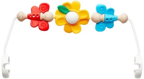 BABYBJORN Hračka na lehátko motýlci a kytičky Flying Friends, BabyBjörn