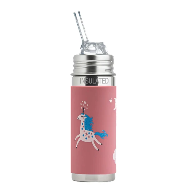 Pura TERMO fľaša so silikónovou slamkou 260ml