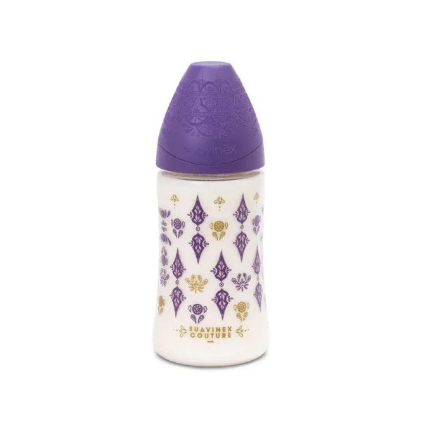 SUAVINEX | LÁHEV PREMIUM COUTURE 270 ml SILIKON - FIALOVÁ