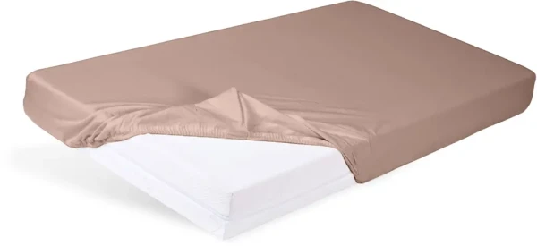 BABYMATEX Plachta napínacia Jersey 60x120cm svetlo hnedá