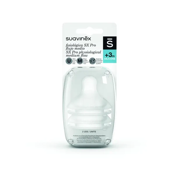 SUAVINEX | S FYZIOLOGICKÁ SAVIČKA MF 2 ks
