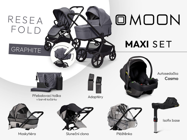MOON ReSea FOLD maxi set - GRAPHITE