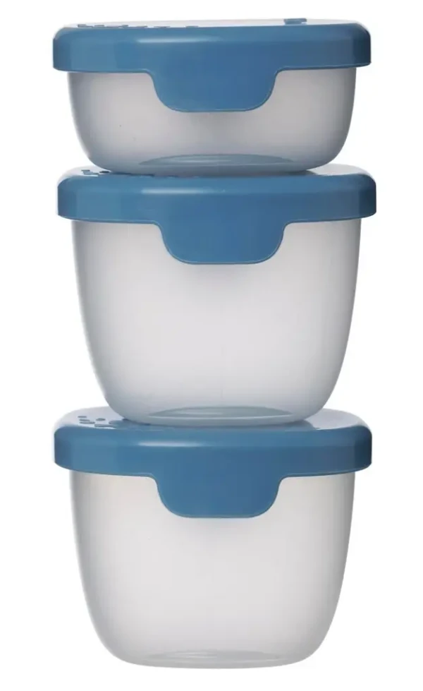 Sada krabiček Snack tubs 3ks - modré