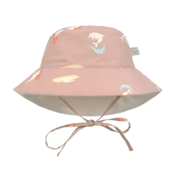 LÄSSIG Sun Protection Bucket Hat dolphin peach 19-36 mo.