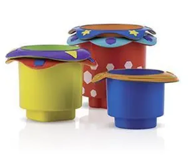 NUBY Poháriky do vody, 6 m+ (5 ks)