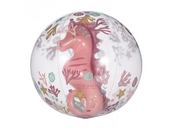 Little Dutch Nafukovací míč 3D Ocean Dreams Pink