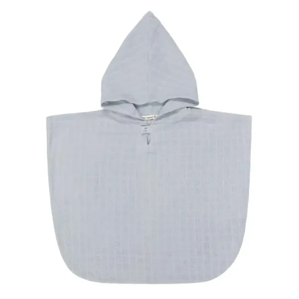 LÄSSIG Muslin Poncho powder blue