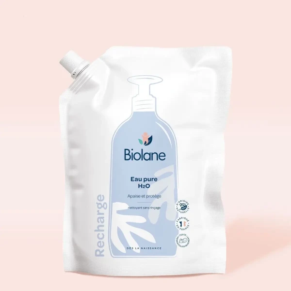 Biolane Ekologická náhradná náplň  - čistiaca voda bez oplachovania H2O 750ml
