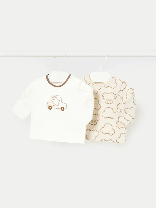 Mayoral 2-dielny set tričiek s dlhým rukávom 4-6M Ceramica