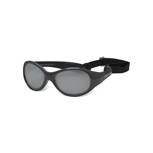 REAL SHADES Sluneční brýle Explorer 4+, Graphite/Black