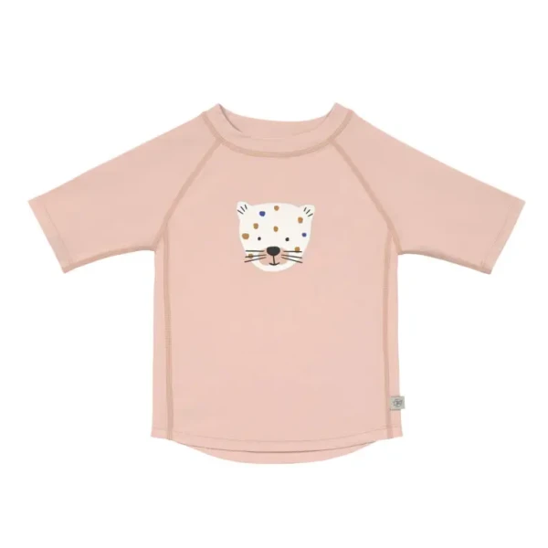 LÄSSIG Short Sleeve Rashguard 2024 leopard pink 13-18 mon.