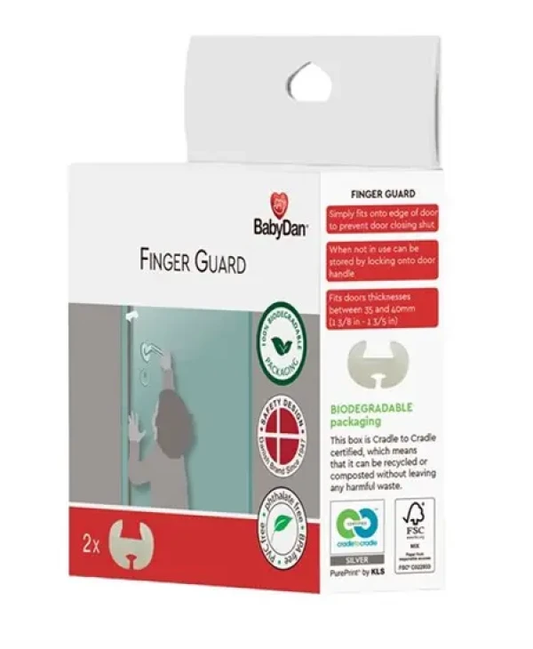 Baby Dan BabyDan ochrana proti přiskřípnutí prstů Finger Guard 2ks, BIO
